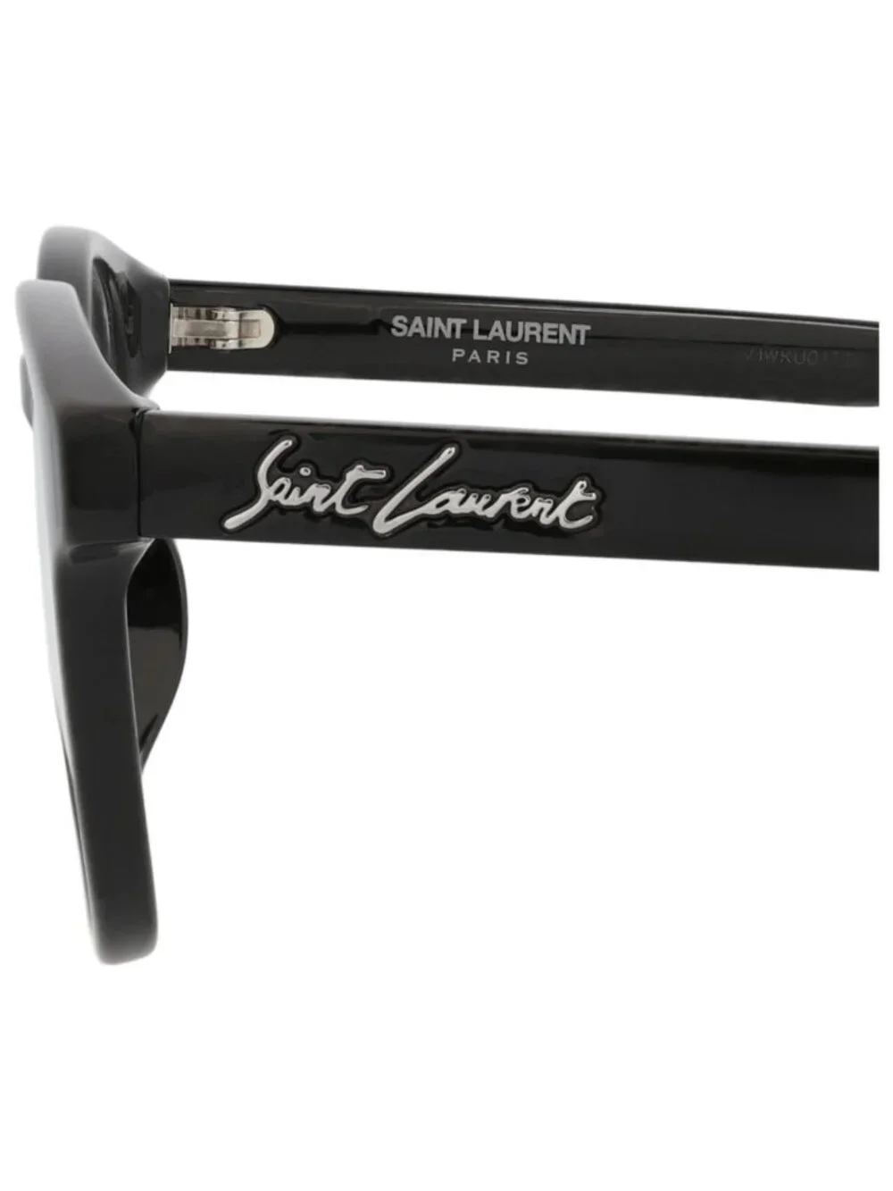 New Saint Laurent Women's Eyeglasses Round Oval Injection Frame Unisex Black
